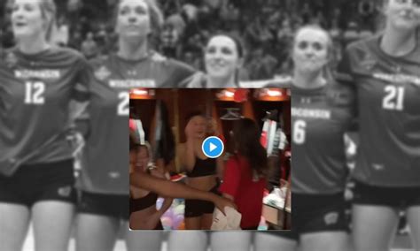 wisconsin girls volleyball team leaked|UW